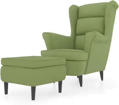 Immagine prodotto di Poltrona sacco confortevole - Sedia relax - Per rilassarsi e riposare - Tessuto vellutato morbido - Imbottitura removibile - Verde pastello