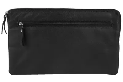 Produktbild von LEAS Banktasche & Geldtasche mit RFID Schutz gegen Datendiebstahl in Echt-Leder, schwarz - Special-Edition
