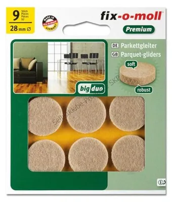 Produktbild von Fix-o-moll Filzgleiter ø35mm beige