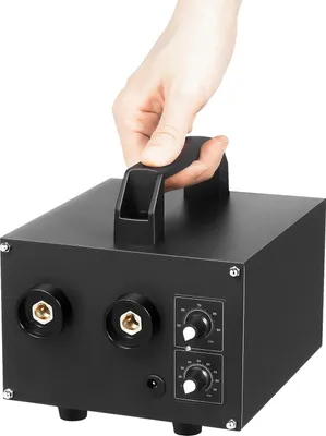 Produktbild von Batterie-Punktschweißgerät - 6700 W Profi - Freistehend - Schweißpistolen & Fußpedal - 220 V - Schwarz