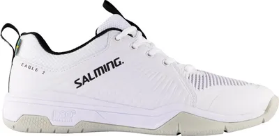 Produktbild von Salming Eagle 2 Indoor Handballschuhe Hallenschuhe weiß/schwarz/grau 1235050-0710, Schuhgröße:40 2/3 EU