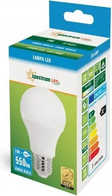 Obrázok produktu pre LED žiarovka tooLight 7W E27 Studená 230V WOJ+13899