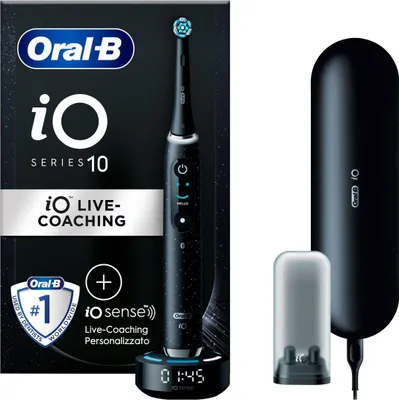 Produktbild von Oral-B iO SERIES 10 Erwachsener Vibrierende Zahnbürste Schwarz