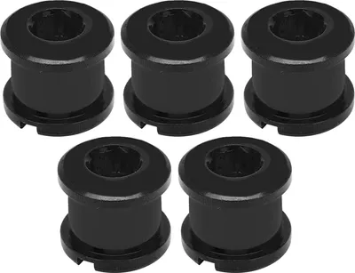 Produktbild von 5 -pcs -Kettenblöcke Leicht rostfeste Scheibenschraubenkettenrad für Mountain Bike Road Bicycle (schwarz)