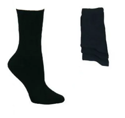 Tobeni 6 Paar Damen-Herren Socken ohne Gummi mit Modal sogenannte Holz-Socken Schwarz