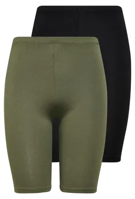 Zdjęcie produktu dla ONLY Damskie mini szorty legginsy 2-pak Spodnie kolarskie fitness Rozmiar: 34