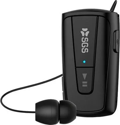 Immagine prodotto di SGS SGSROLLER Auricolare Roller Cuffia con Filo Retrattile Multipoint Bluetooth Nero
