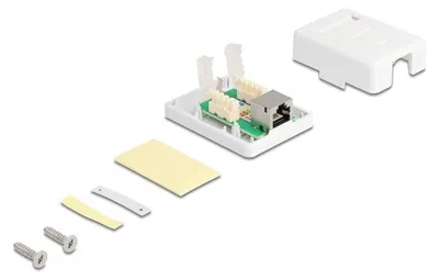 Image de Prise réseau Delock 1xRJ45 LSA sans outil Cat.6