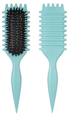 Image de Brosse pour cheveux bouclés, avec des poils de sanglier, démêlante, pour cheveux bouclés, 1 pièce, soin des cheveux