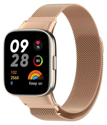 Produktbild von Milanese Loop Armband mit Magnetverschluss für Xiaomi Redmi Watch 3 Armband