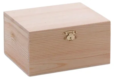 Imagen del producto de Caja de madera para decoupage, 17x14x9 cm (kit de 5 unidades)
