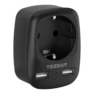 Produktbild von Tessan USB 3 in 1 Adapter, 4000W, kompakt und leicht, ideal für Reisen und den Alltag