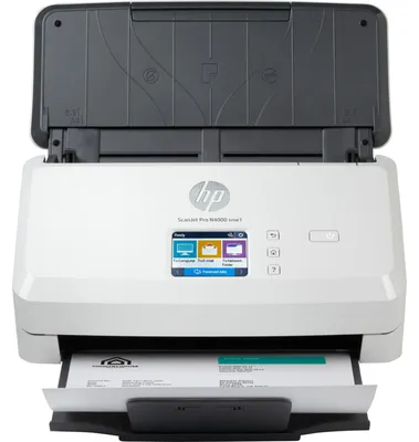 Obrázok produktu pre HP Scanjet Pro N4000 snw1 Sheet-feed Scanner, 216 x 3100 mm, 600 x 600 DPI, Stránkový skener, Čierna, Biela, CMOS CIS, 4000 strany