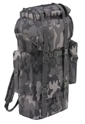 Image de Brandit BD8003 | Nylon Military Backpack One Size - Couleur : Grey Camo - Taille : One Size