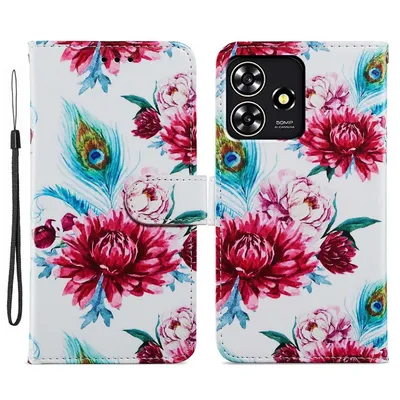 Immagine prodotto di Per ZTE Blade A73 4G / V50s / Axon 50 Lite Custodia per cellulare con cinturino Motivo 3 custodie Custodia in  Cover Case Book