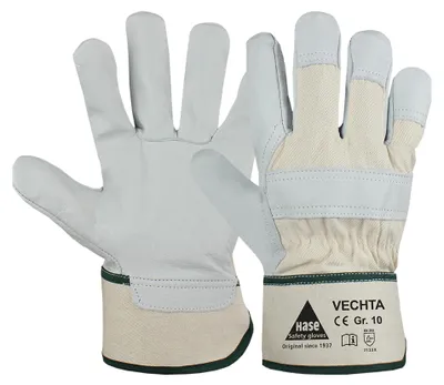 Produktbild von HASE SAFETY GLOVES Arbeitshandschuhe Narbenleder, EN 388, EN 420, Größe 11