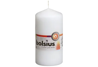 Produktbild von BOLSIUS Stumpenkerze 12x5,8cm weiß
