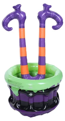 Produktbild von Aufblasbarer Kühler, 69 x 48 x 42 cm, Hexenbein, aufblasbarer Eiskübel, PVC-Getränk für Festival-Party