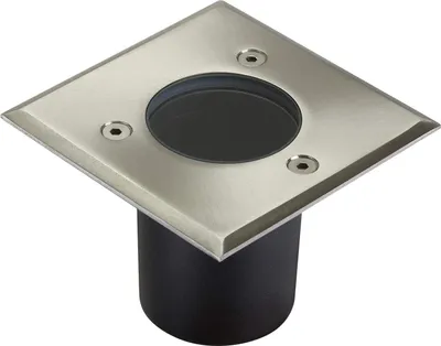 Produktbild von LED Bodeneinbaustrahler ALFA MINI eckig 100 x 100 mm Edelstahl IP67 GU10-230V Gartenstrahler Bodenleuchte (ohne Leuchtmittel) von SO-TECH