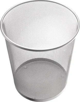 Image de helit H2518600 Papierkorb Mesh, aus Drahtmetall, 23 Liter, silber