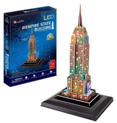 Zdjęcie produktu dla CubicFun Empire State of Building, 38 szt., Budynki, 8 lat(a)