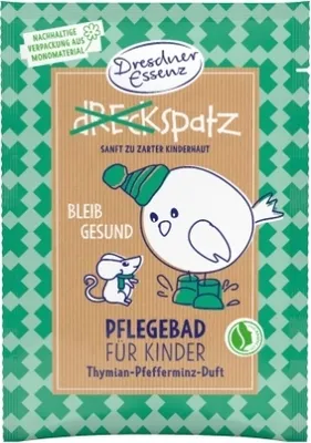 Produktbild von Dresdner Essenz, Badezusatz für Kinder, Thymian mit Pfefferminz, 50 g