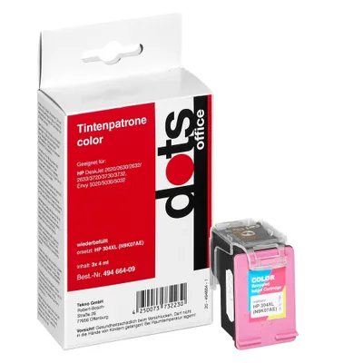 Immagine prodotto di dots 1760,4030-DOTS Dots Tinte ers. HP 304XL color