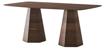 Obrázek produktu pro Jídelní stůl, moderní, hnědý, elegantní, kuchyňský stůl, dřevěný stůl, nábytek