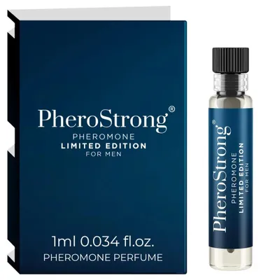Produktbild von PheroStrong Pheromone Limited Edition für Männer - Parfüm mit Pheromonen für Männer zur Erregung von Frauen, 1 ml
