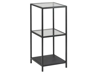 Zdjęcie produktu dla Actona Seaford, Półka do stojaka, Wolnostojący, Stal, Szkło hartowane, Czarny, Uniwersalne, 2 pół.
