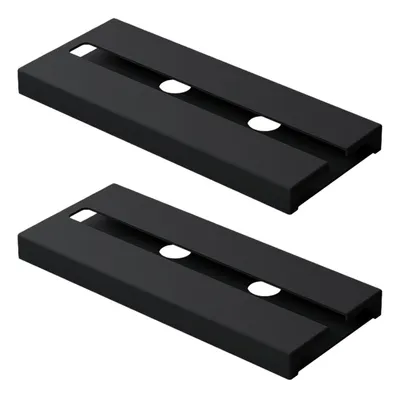 Produktbild von 2 Stück Weinglashalter Hängend, Gläserhalter für Küche, Bar, Restaurant, Schwarz