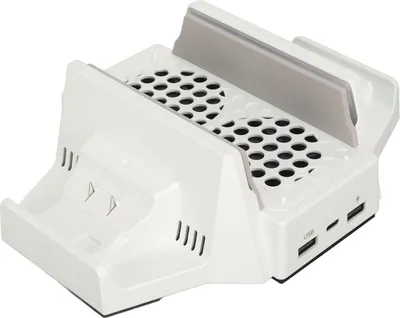 Obrázok produktu pre Chladiaci stojan pre hernú konzolu 4-stupňový nastaviteľný chladiaci ventilátor s dvojitou nabíjacou stanicou pre príslušenstvo Xbox Series S