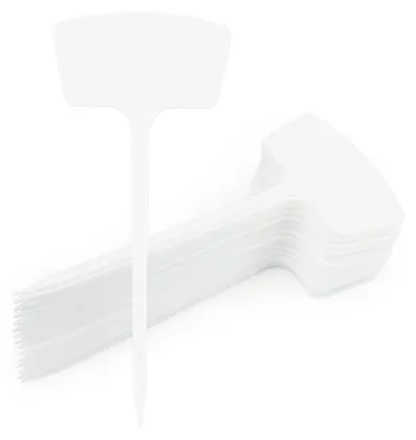 Obrázek produktu pro Štítky na rostliny, voděodolné - 30 kusů - výška 36 cm - extra velké zahradní značky ve tvaru písmene T - pro zeleninu/květiny - robustní tyč - zahradní značky
