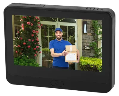 Türspion-Kamera 1080P, 4,3" LCD, 2-Wege-Gegensprechanlage, PIR, 5000 mAh