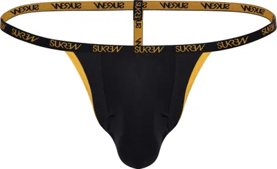 Produktbild von Sukrew - Pánske tangá - G-String Trophy Black - Čierne - 1 x veľkosť L