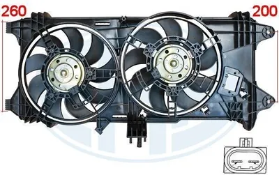 Produktbild von ERA 352073 Lüfter Motorkühlung Kühlerlüfter für FIAT Doblo Cargo (223) Wasserkühler