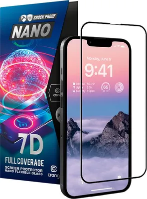 Zdjęcie produktu dla Crong Hybrid glass iPhone 14 Pro