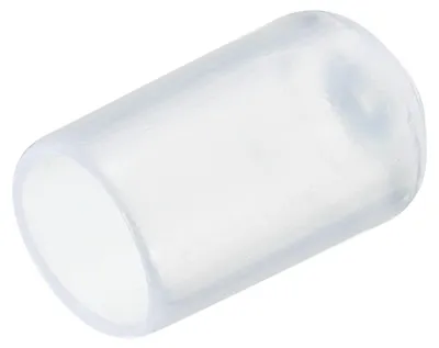 200 Gummi-Schutzkappen, 8 mm ID, transparent, PVC