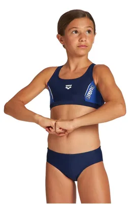 Produktbild von arena Bikini Mädchen G Thrice Jr Two Pieces chlorbeständig, Farbe:Rot, Kinder Größen:152