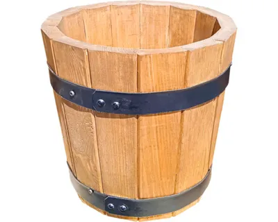 Obrázek produktu pro Květináč dřevěný výsoký VĚDRO Ø 28 x 26 cm 9 l