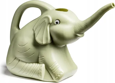 Produktbild von Grüne Elefantengießkanne - Elefant zum Gießen von Pflanzen