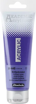 Produktbild von Schmincke 120ml AKADEMIE Acryl color Brillantviolett Acryl 23 440 012