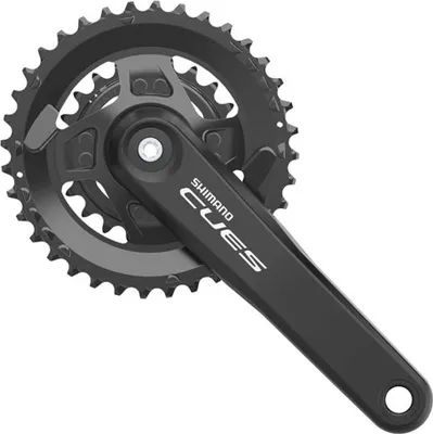Produktbild von Shimano Cues U4010-2 Kurbelgarnitur Silber 170 mm / 36-22t Silber 170 mm