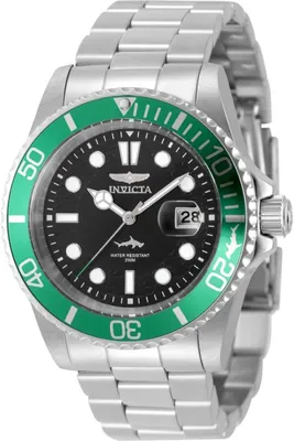 Zdjęcie produktu dla Invicta Pro Diver 50825 Zegarek Męski - Mechanizm Kwarcowy - Stal Nierdzewna z Czarną Tarcza - 42 mm