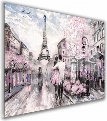 Zdjęcie produktu dla OBRAZ NA SZKLE PROSTOKĄTNY 60x40cm 080 Paryż