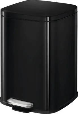 Produktbild von EKO Treteimer Stella 6 l schwarz glänzend