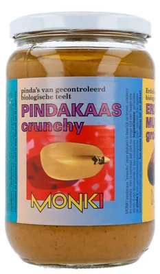 Produktbild von Monki Erdnussmus grob mit Salz - - 650g