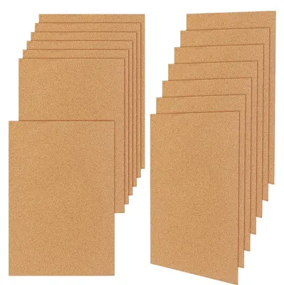 Produktbild von 15 selbstklebende Korktafeln A4, 3 mm dick, Pinnwand für Bilder, Fotos, Notizen, Raumdekoration, Büromitteilungen