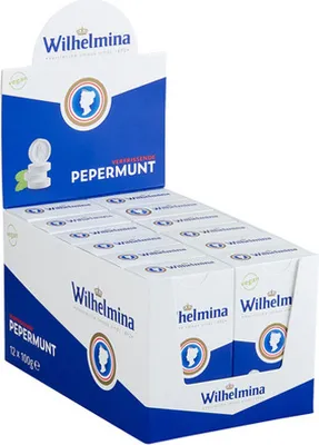 Produktbild von Wilhelmina Pfefferminze vegane Box (12x 100gr)