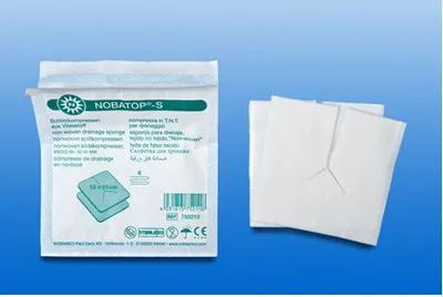 Produktbild von Vliesstoffkompresse steril NOBA Nobatop P2 50 Stück, Verbandmaterial